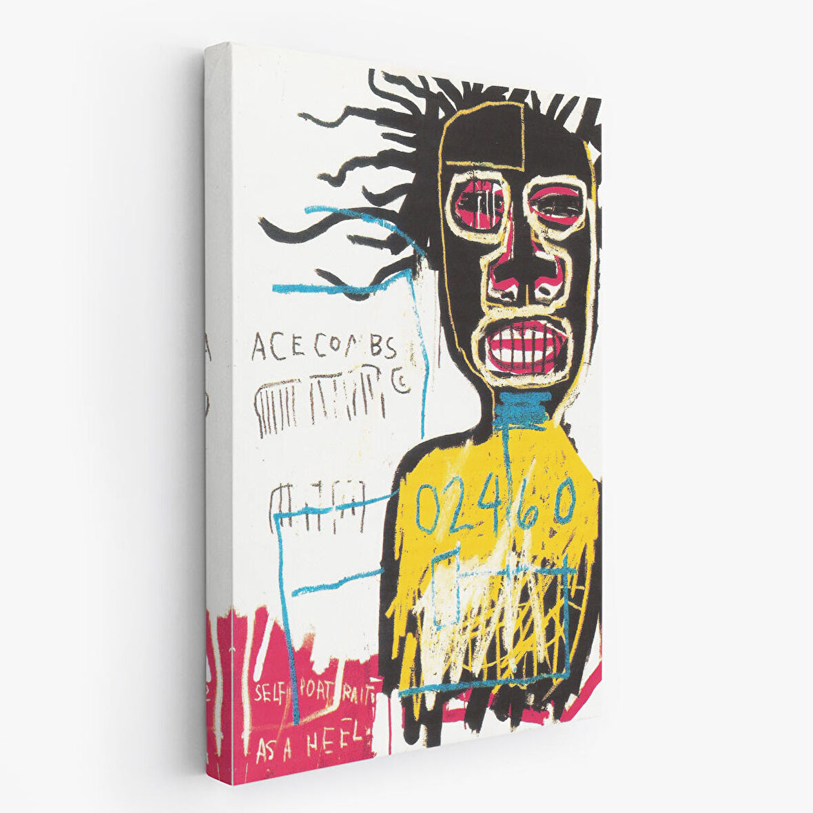 Jean Michel Basquiat'ın Kendi Portresi Kanvas Tablo-4967