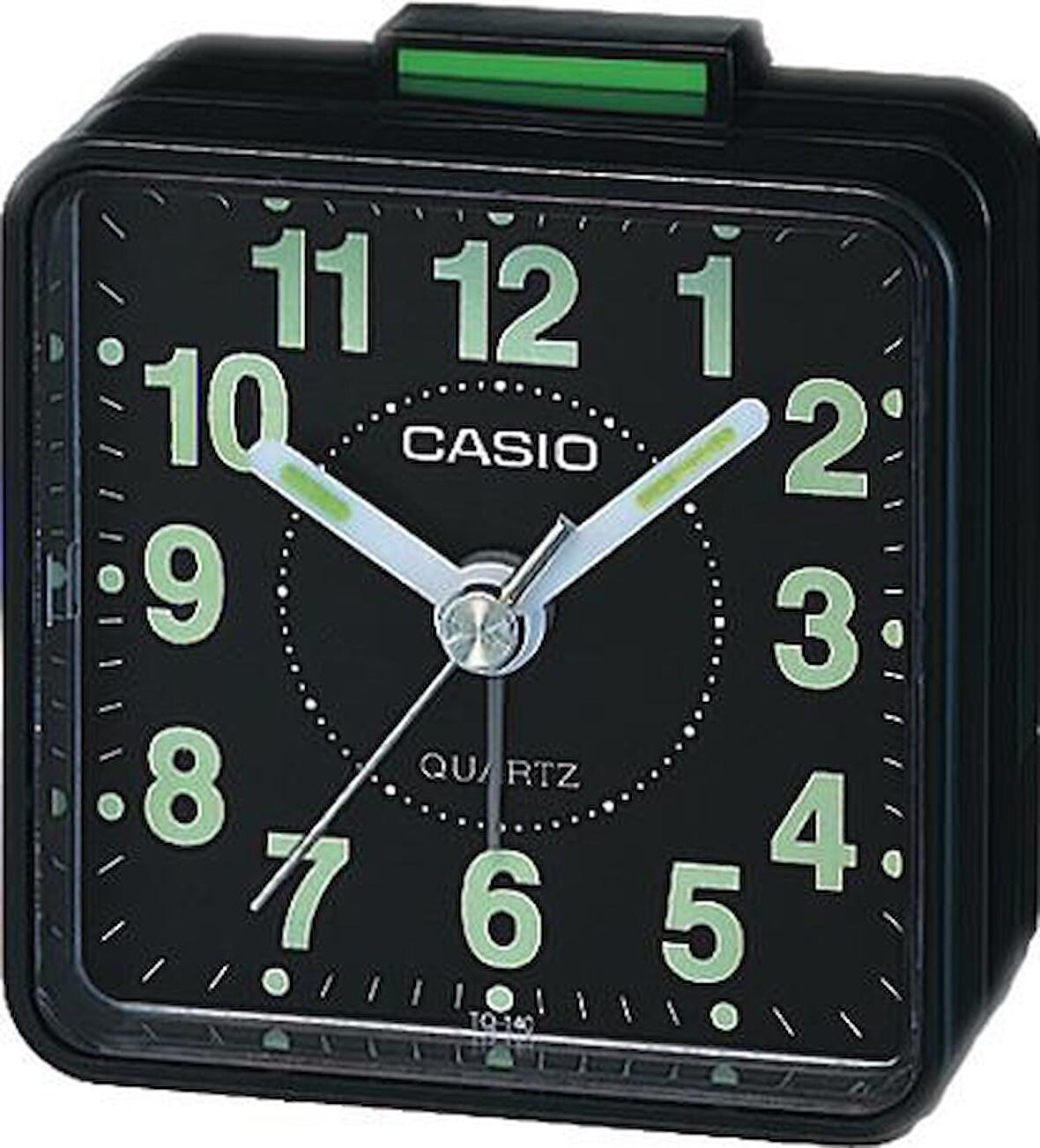 CASIO TQ-140-1DF ALARMLI SİYAH MİNİ ÇALAR MASA SAATİ