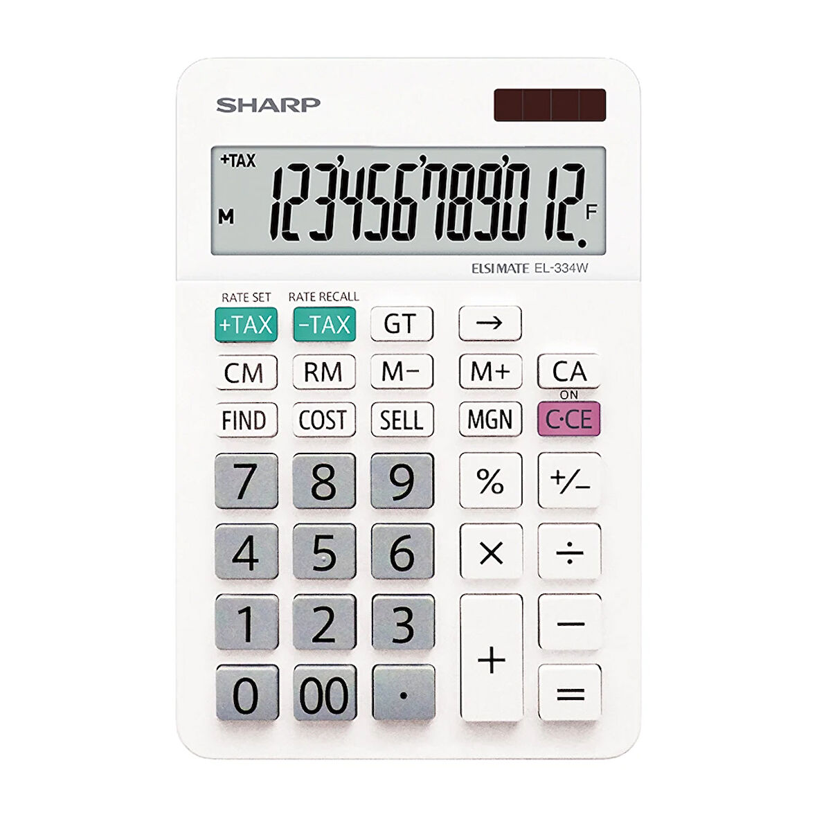 Sharp EL-334W 12 Hane Masaüstü Hesap Makinesi