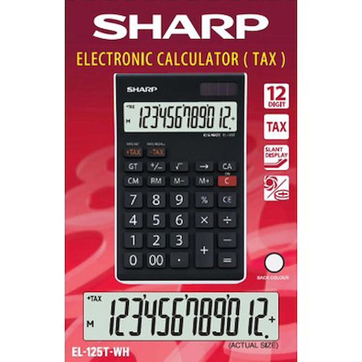 SHARP ELECTRONİC CALCULATOR TAX