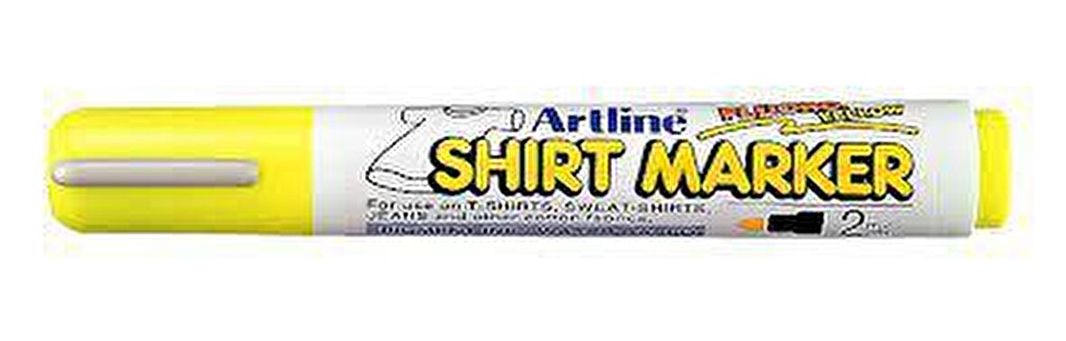 Artline Shirt Marker Tişört Markörü 2,0 MM Fosf Sarı