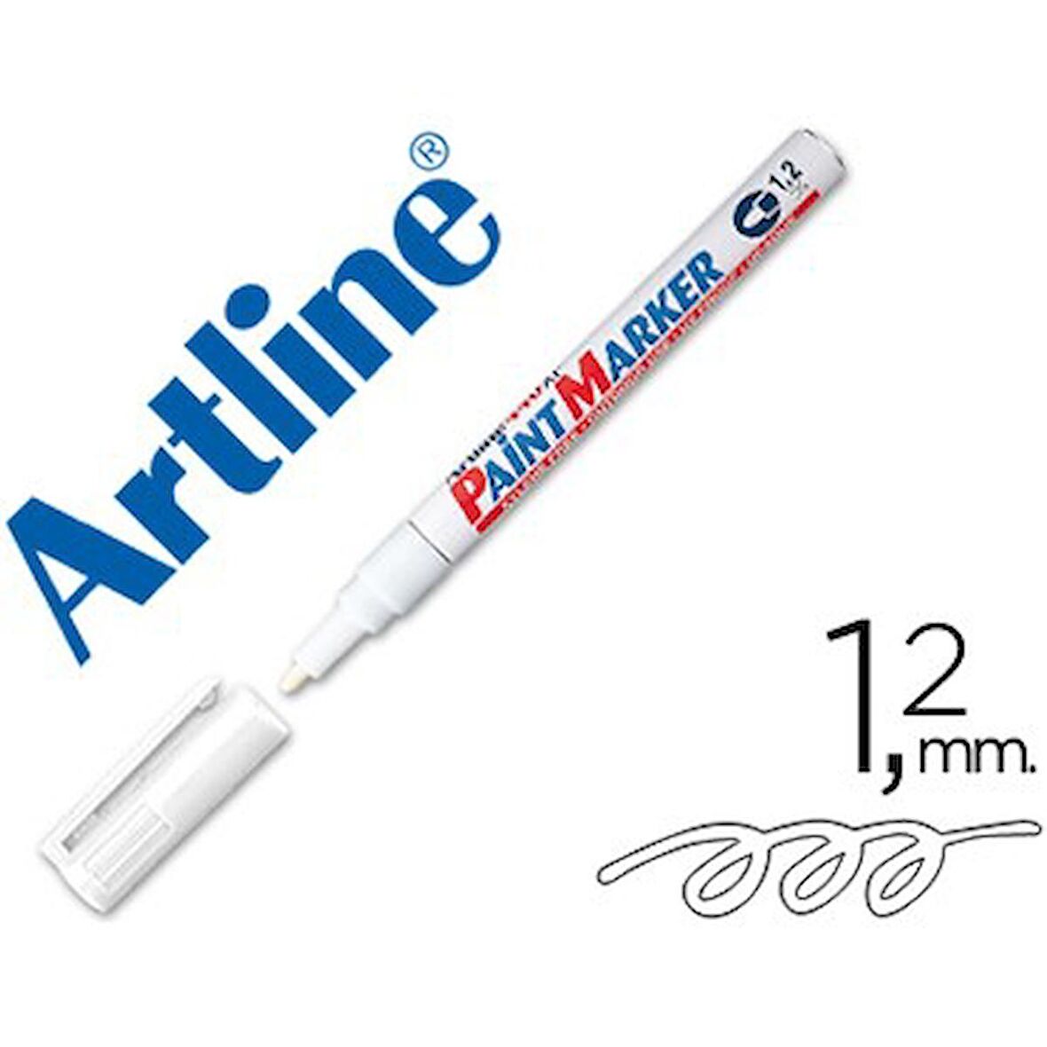 Artline 440XF Paint Marker Boya Markör Beyaz 1.2