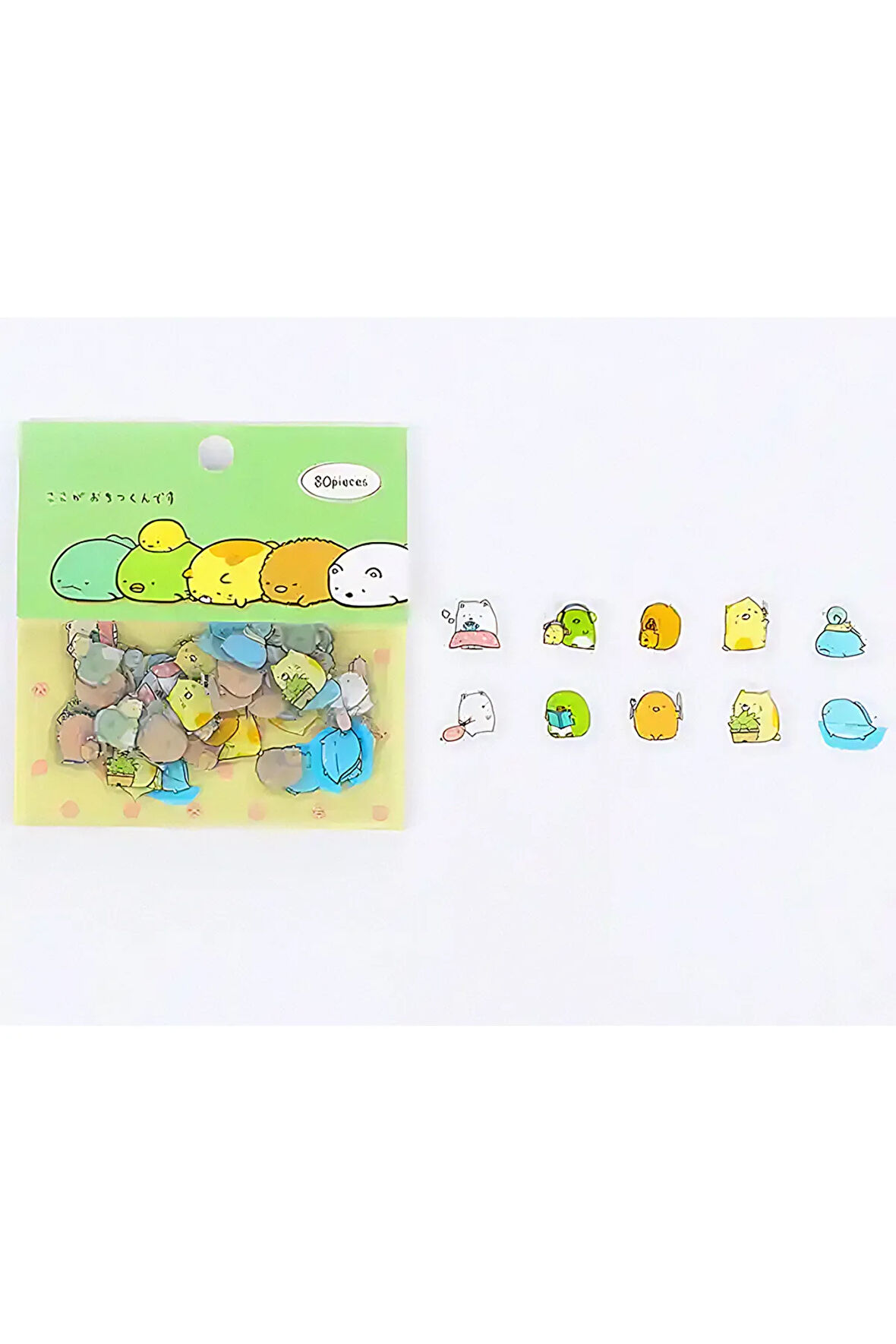 Pofuduk Temalı 80 Adet Sticker Seti • Bullet Journal (GGK-DB012)