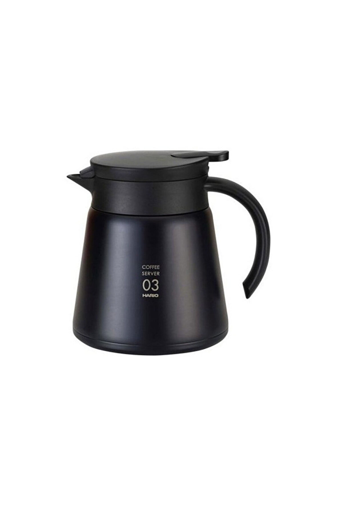 Hario V60 03 Yalıtımlı Paslanmaz Sürahi Siyah 800 ml