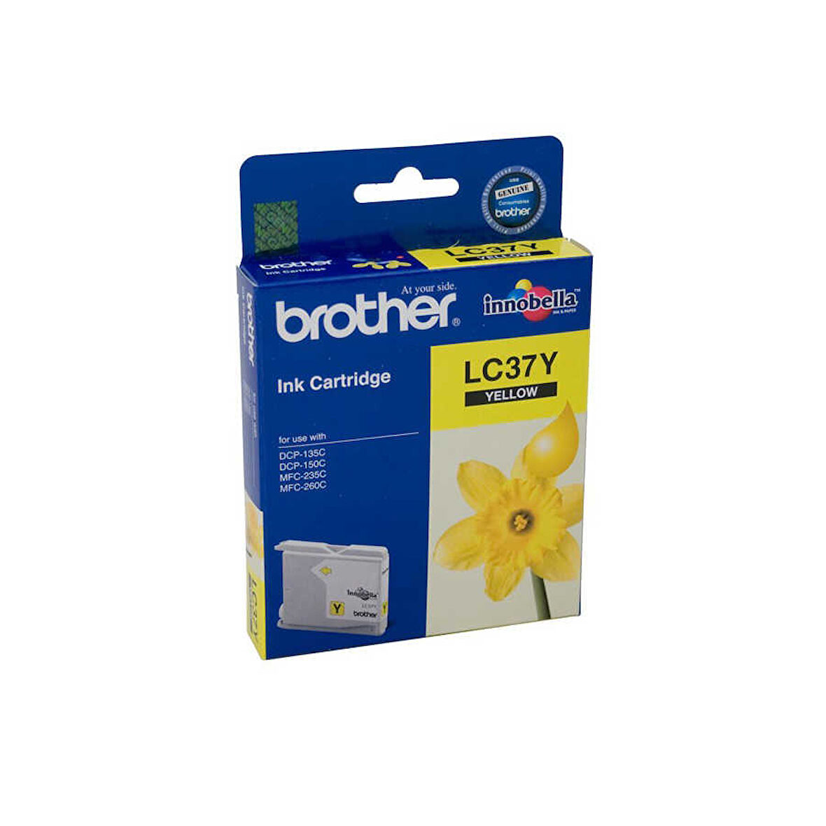Brother LC37-LC970 Sarı Orijinal Kartuş