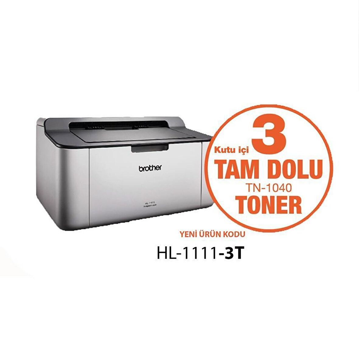 Brother HL-1111-3T Lazer Yazıcı