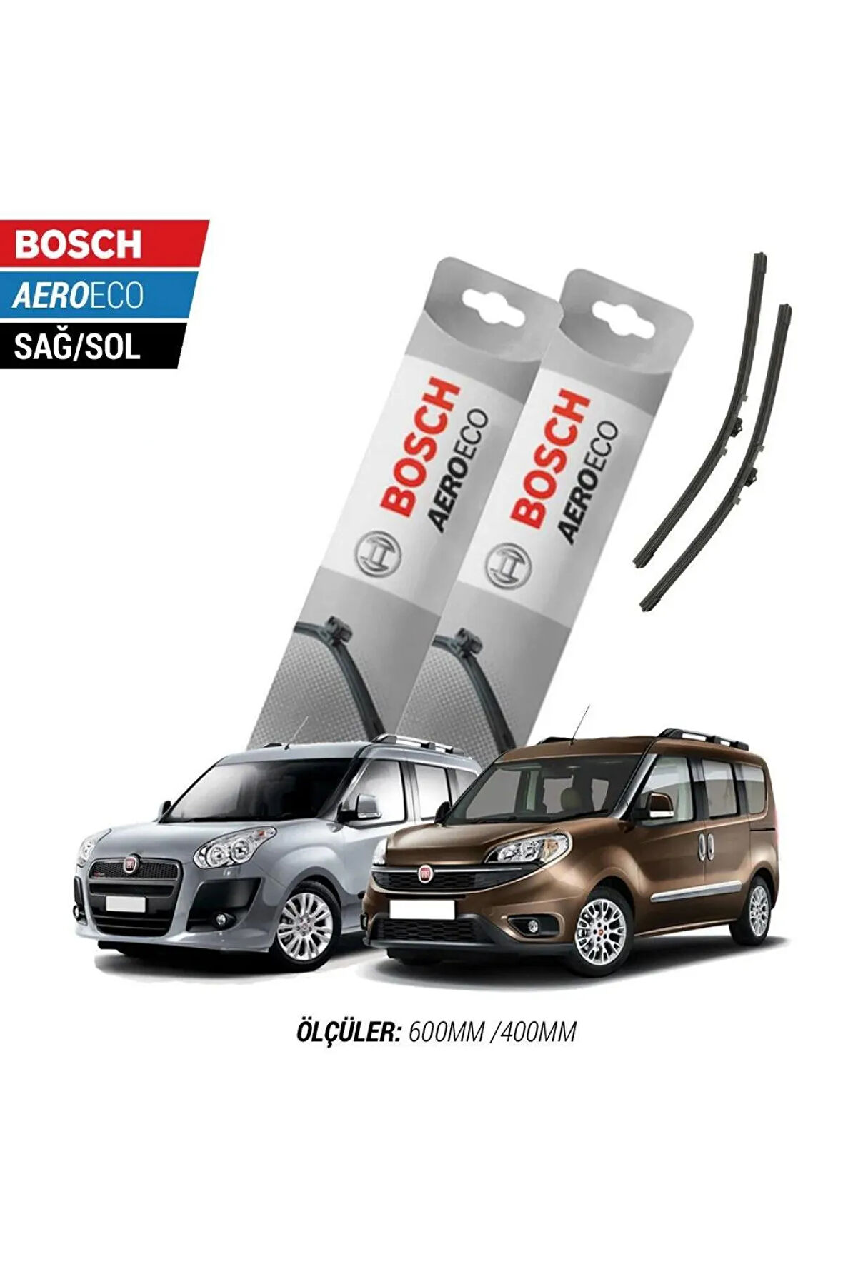 Fiat Doblo 2021 Model Bosch Aeroeco Muz Silecek Takımı
