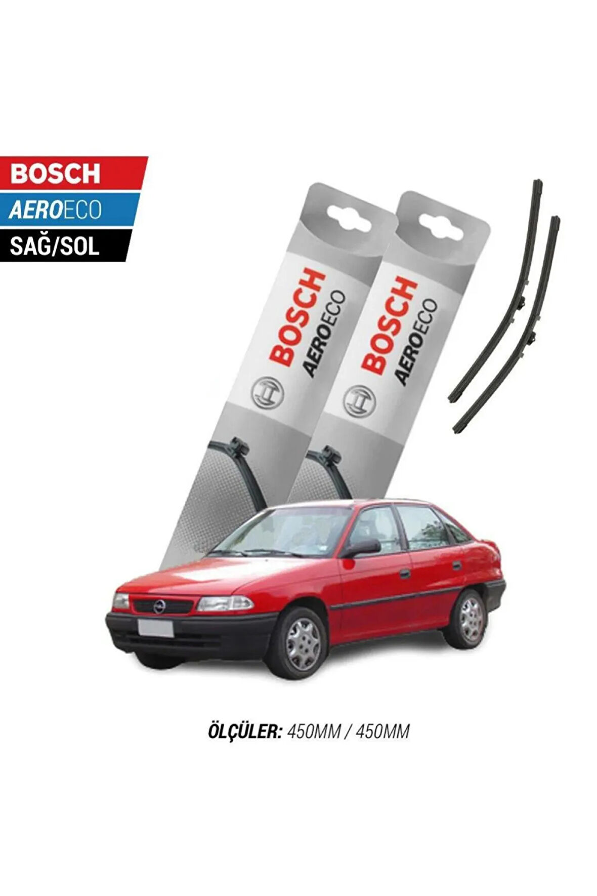 Opel Astra F 1997 Model Bosch Aeroeco Muz Silecek Takımı