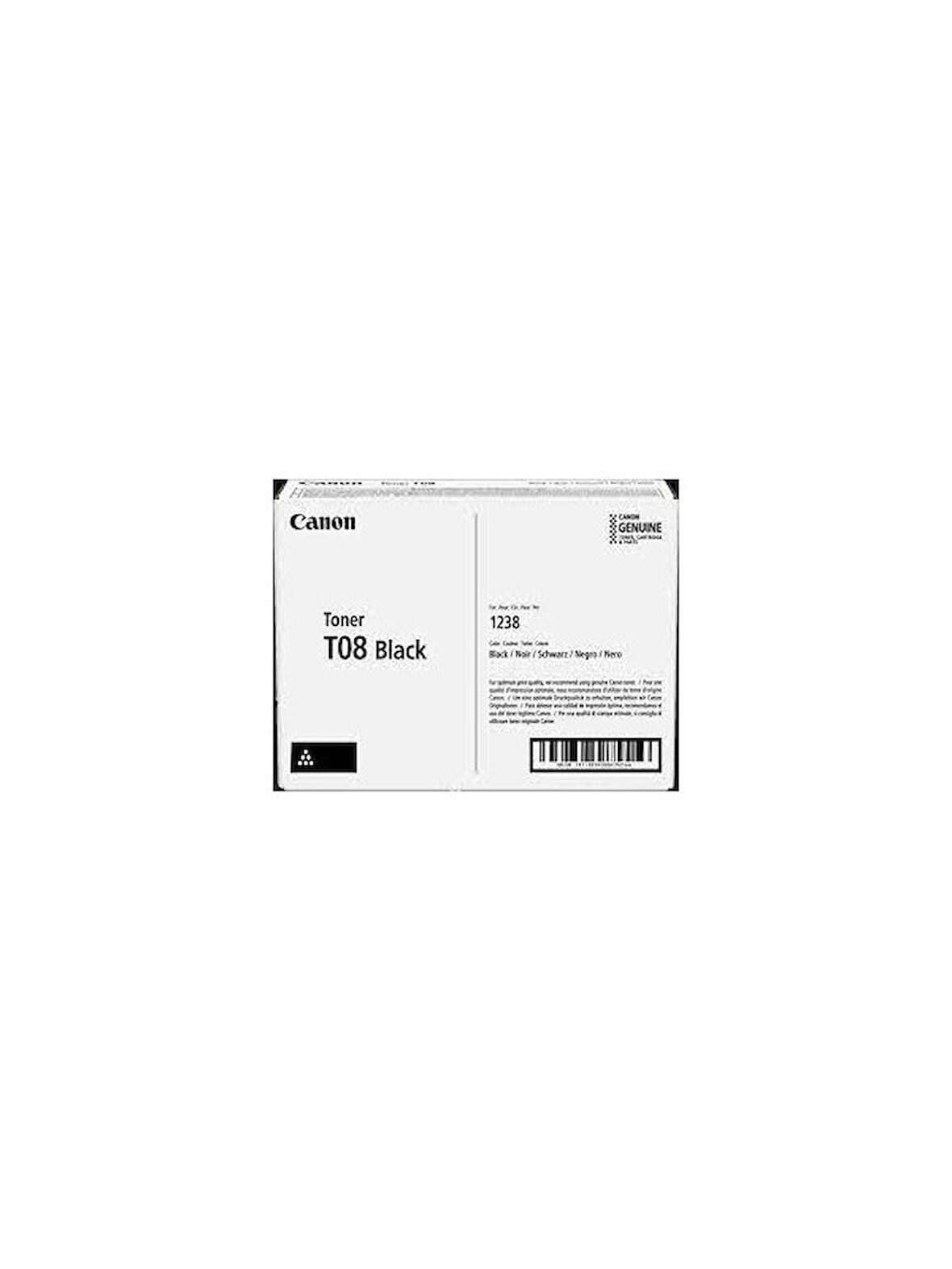 Canon T08 Siyah Orjinal Toner - LBP1238 / MF1238
