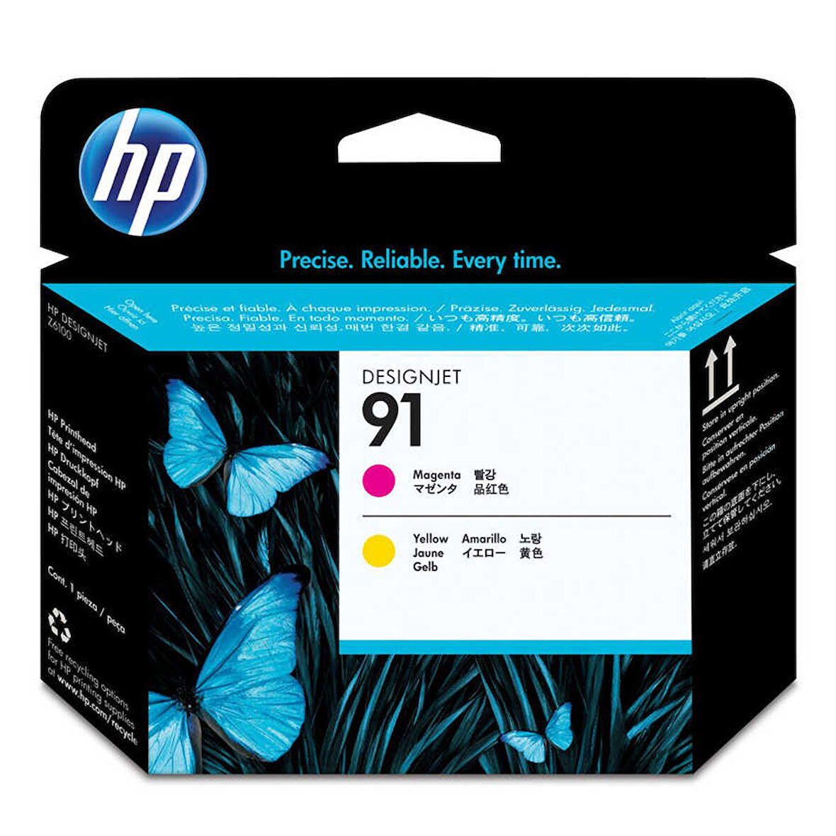 Hp 91-C9461A Orijinal Kırmızı Ve Sarı Baskı Kafası