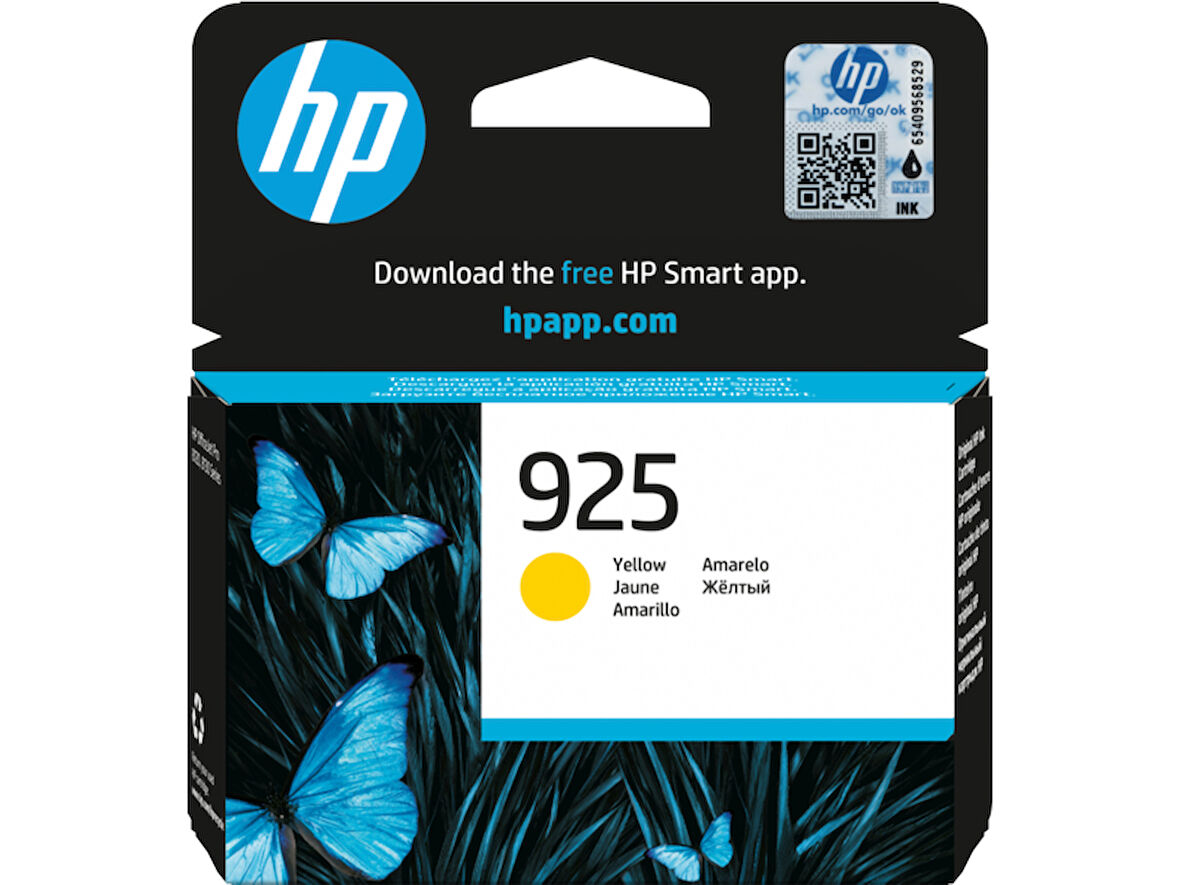 HP 925 Sarı Orijinal Kartuş  4K0V8PE