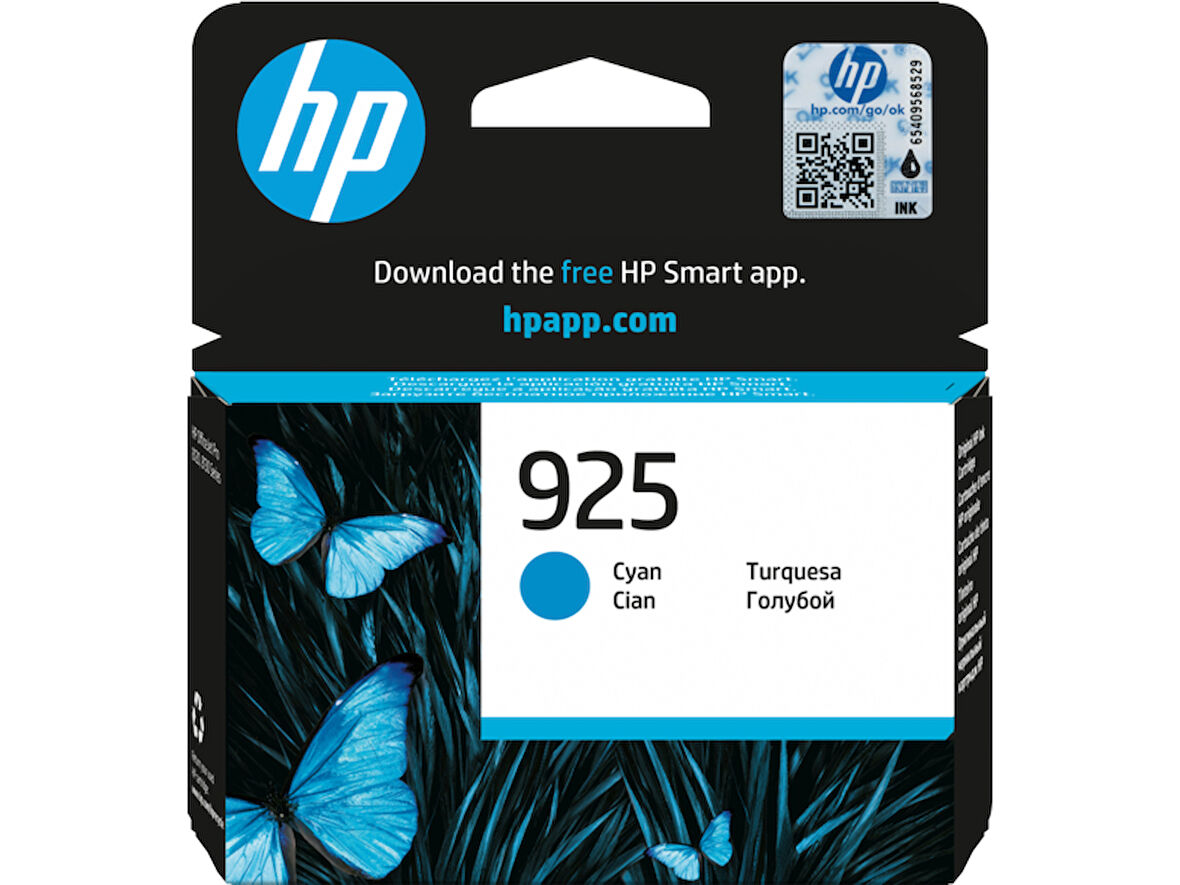 HP 925 Mavi Orijinal Mürekkep Kartuş 4K0V6PE