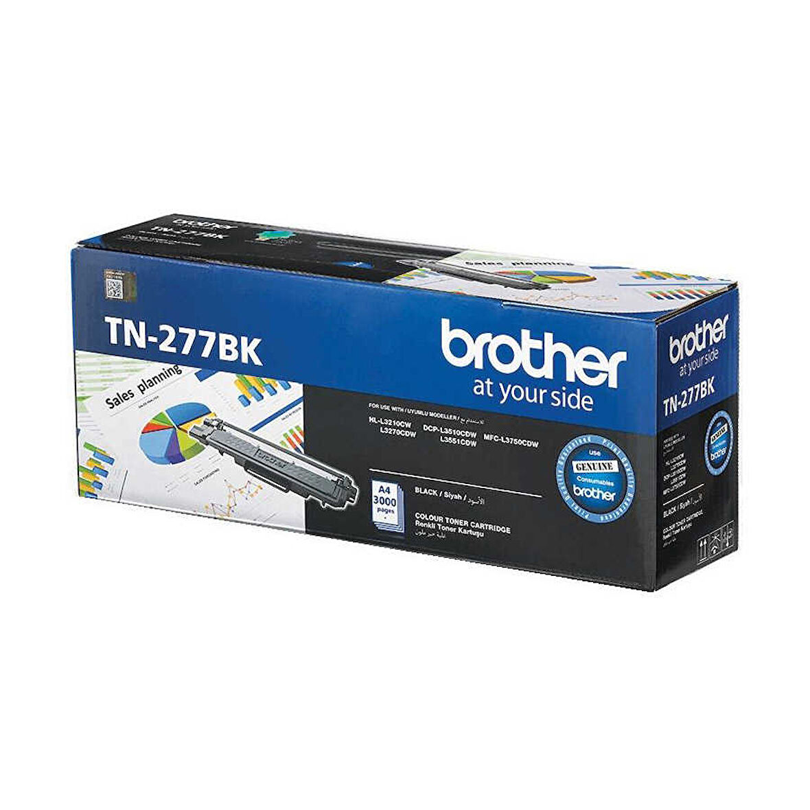 Brother Tn-277 Siyah Orijinal Toner Yüksek Kapasiteli