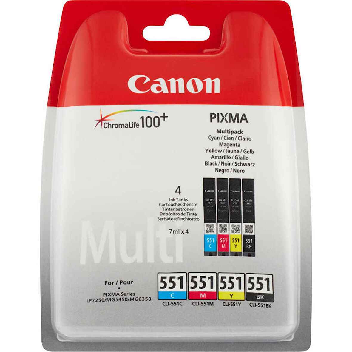 Canon Clı-551/6509b009 Orijinal Kartuş Avantaj Paketi
