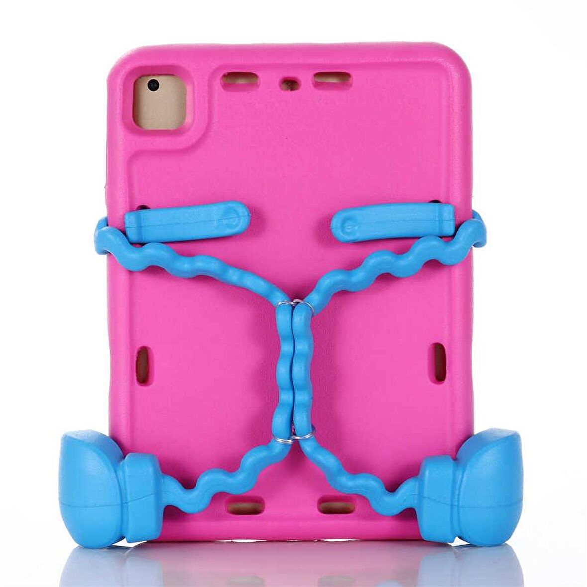 Apple iPad 9.7 İnç 5.6. Nesil Fuchsia Eva Boxer Tablet Silikon
