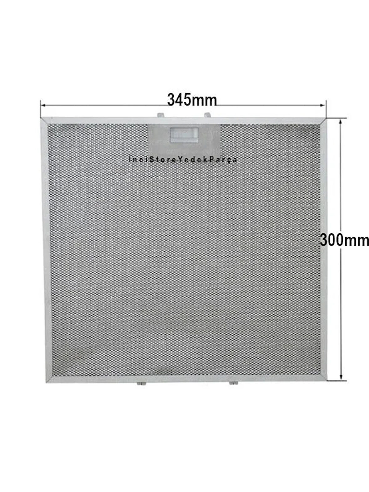 P 18 YCG YATIK 60 CM Aspiratör Davlumbaz İçin Alüminyum Filtre 345×300 mm Class