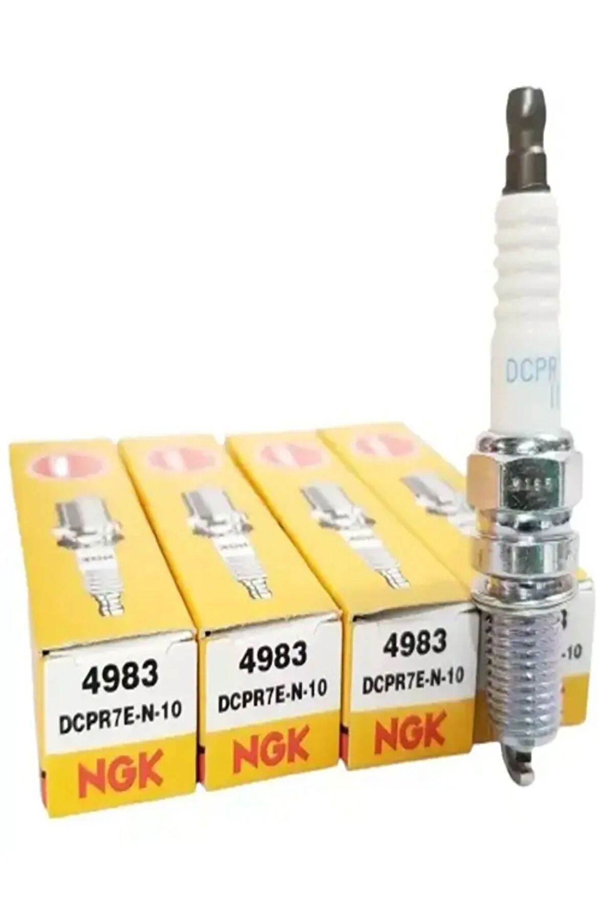 ATEŞLEME BUJİ TAKIM FİAT EGEA 2015-2016-2017-2018-2019-2020-2021-2022-2023 NGK 4983 (DCPR7E-N-10)