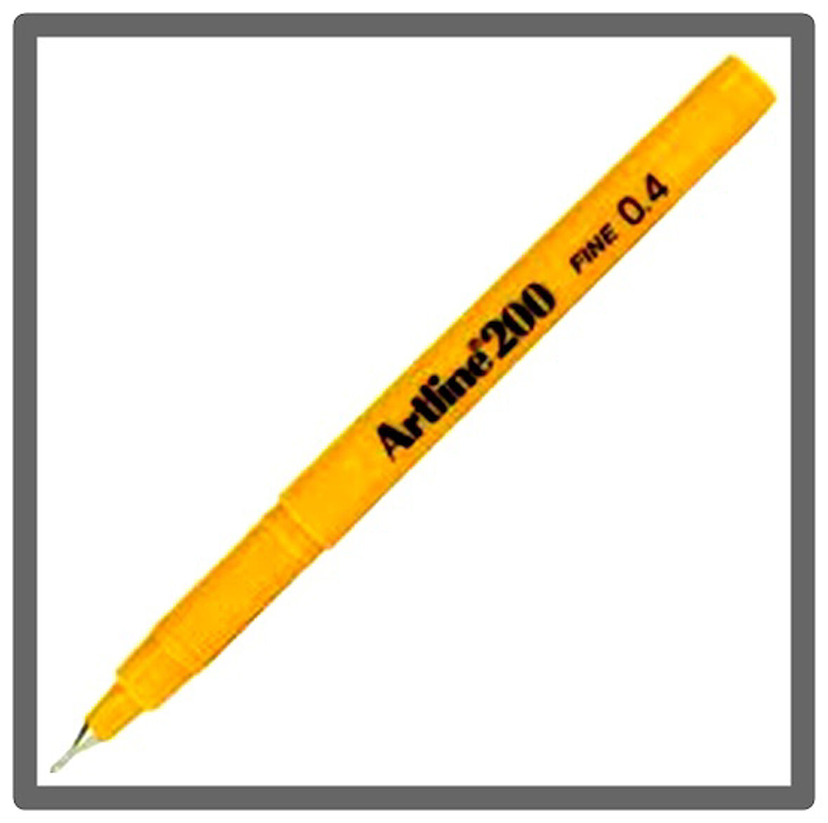 Artline Fineliner İnce Uçlu Kalem 0,4 Sarı - 2 adet