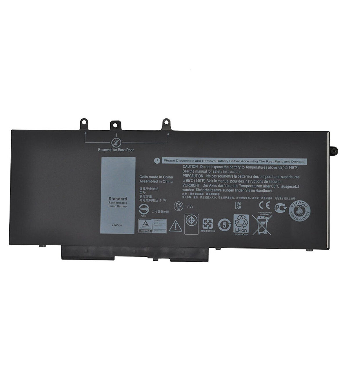 Dell Latitude E5590 Notebook Batarya Laptop Pil 4Cell