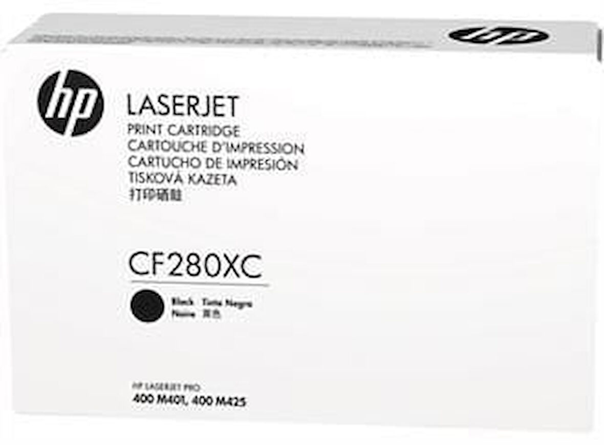 HP CF280XC (80X) Siyah Black Orjinal Toner LaserJet M401 / M425