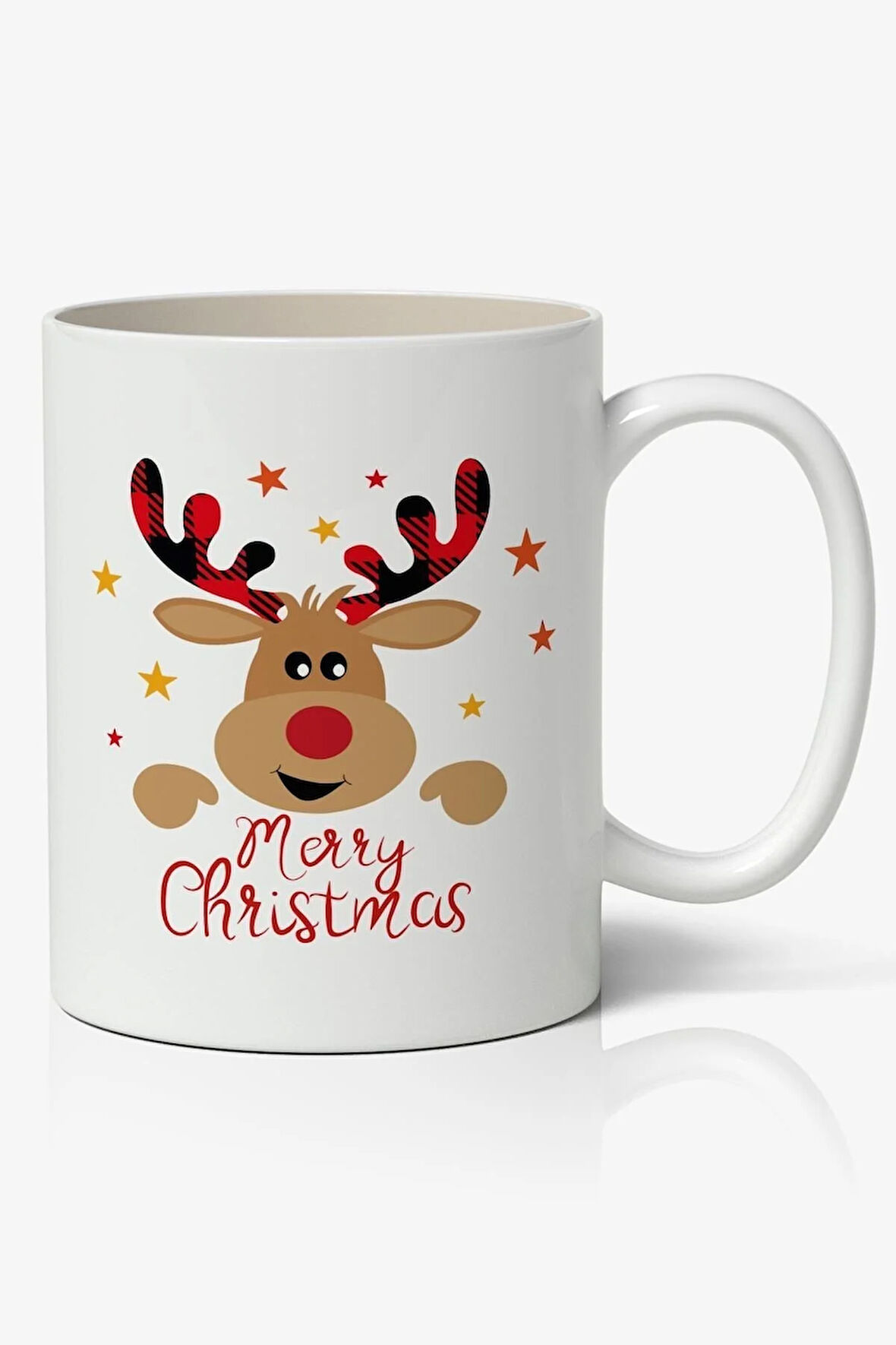 Kişiye Özel Yılbaşı Yeni Yıl Christmas Temalı Beyaz Kupa Bardak Sevgiliye Arkadaşa Hediye v5