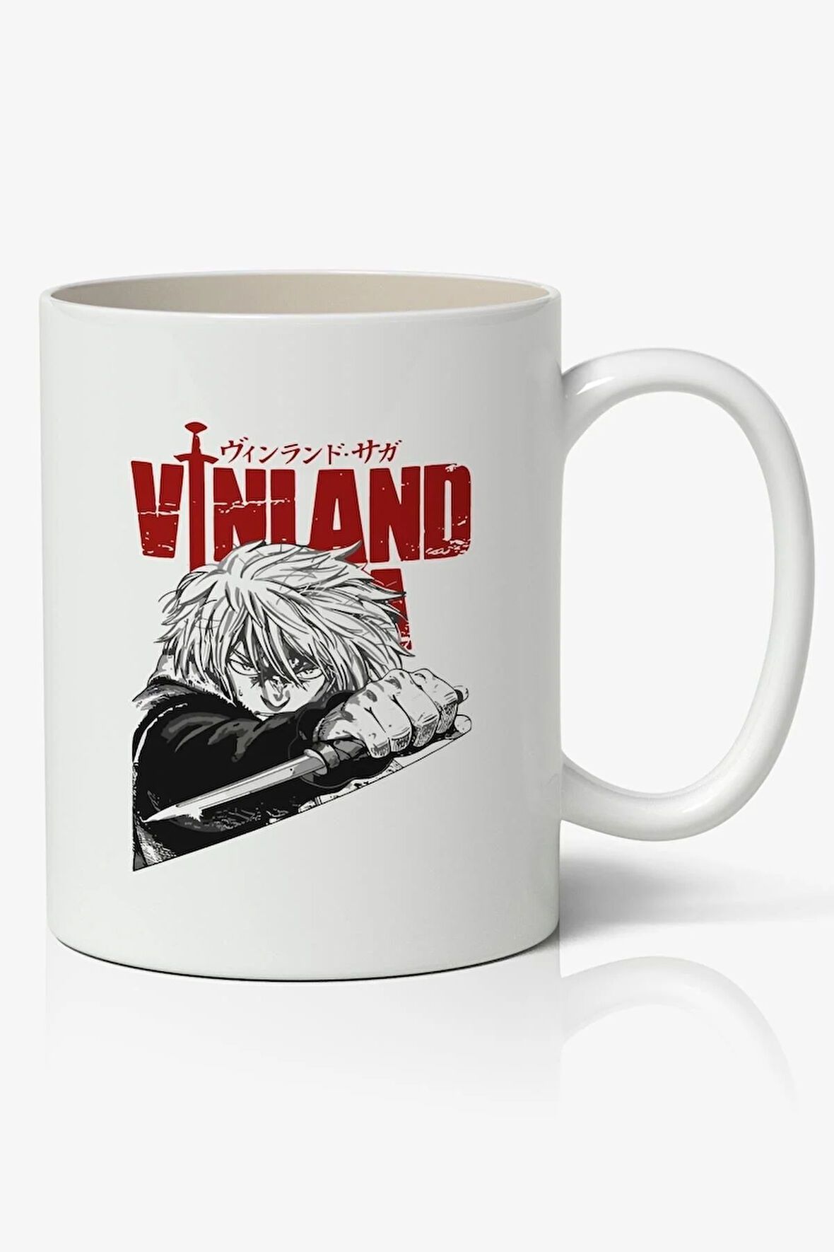 Vinland Saga Anime Baskılı Beyaz Porselen Kupa Bardak