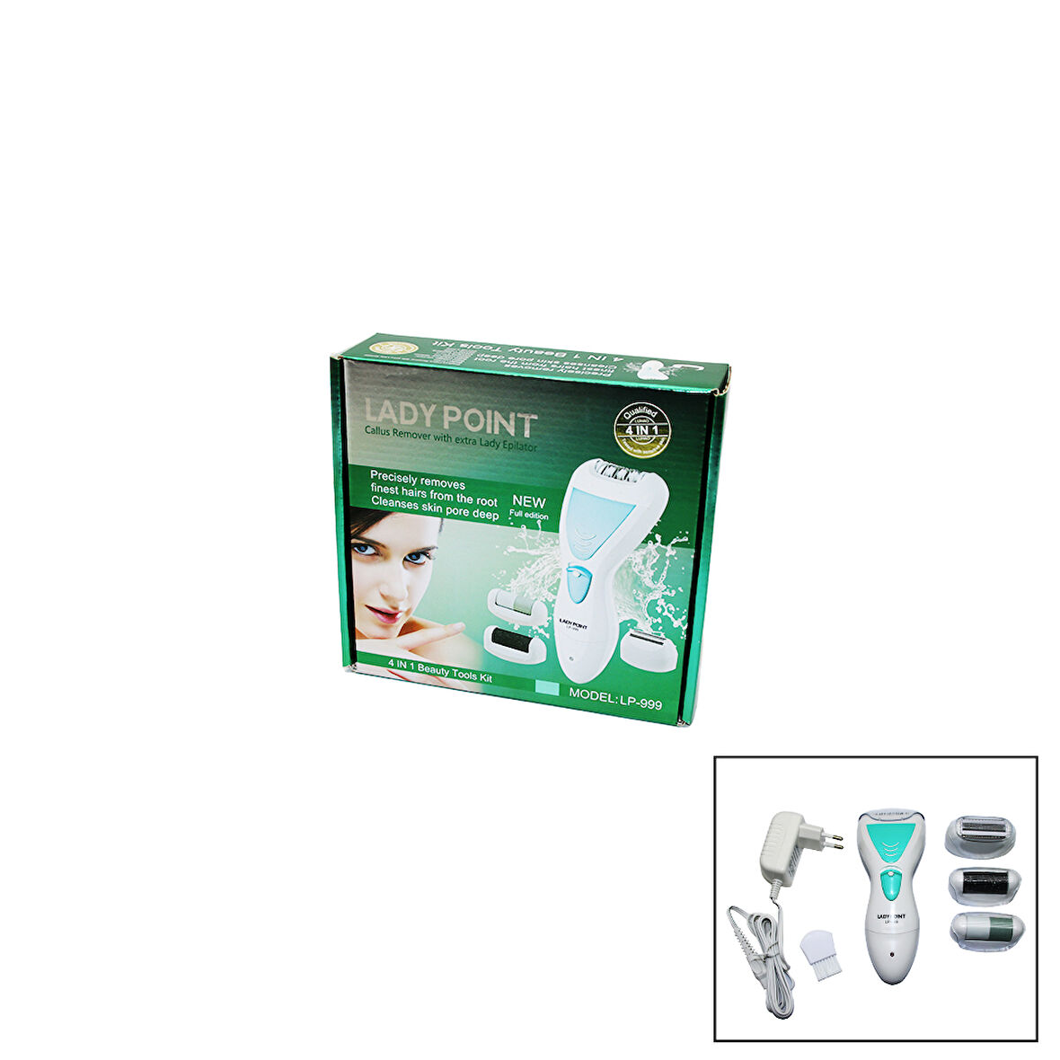 4IN1 BAŞLIKLI EPİLASYON MAKİNESİ (4987)