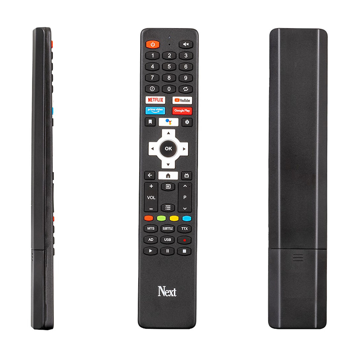 ORJINAL KL NEXT * VİVAX * CONTI NETFLIX-YOUTUBE-PRİMEVİDEO GOOGLE PLAY TUŞLU ANDROİD SES KOMUTLU LCD-LED TV KUMANDASI (4987)