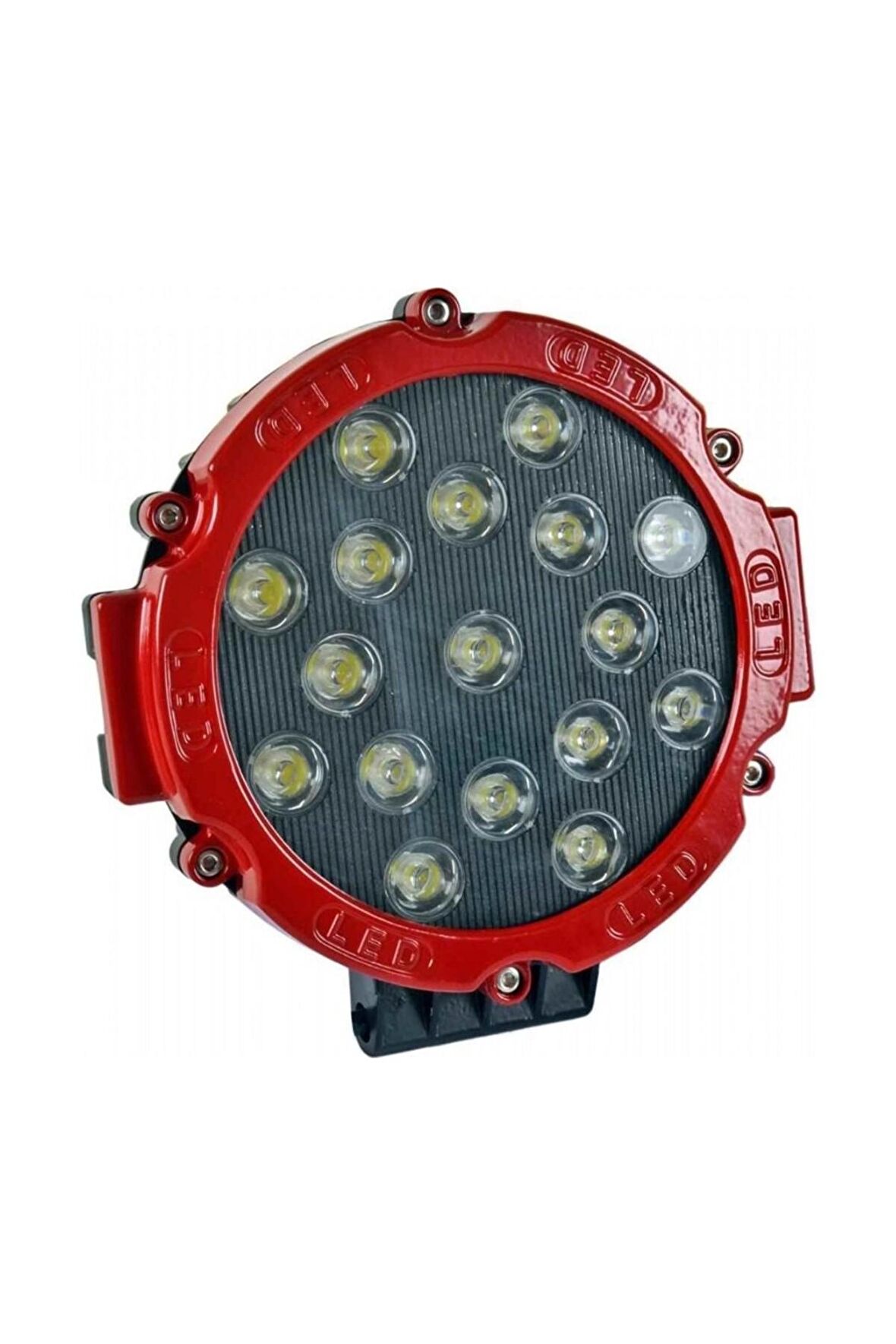 Btm Otomotiv 51 Watt 17 Ledli Off Road Sis Gündüz Farı Projektör Lambası 17 cm