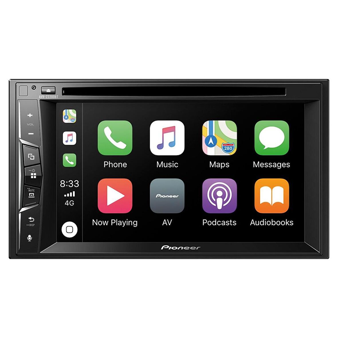 Pioneer AVH-Z2200BT 6.2" Mp3+Bluetooth+Usb+Dvd+Cd+Wma+Aac Double Din Oto Teyp