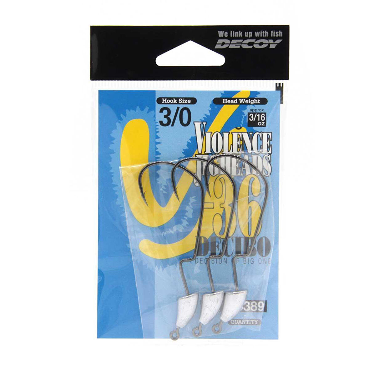 Decoy VJ-36 Violence Decibo Jig Head 5 GR-NO:3/0-5 GR-5 GR