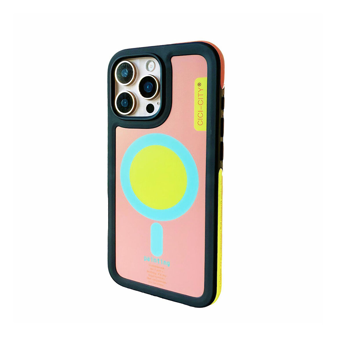 iPhone 16 pro Max Siyah Shockproof Magsafe Kılıf Uyumlu Premium Arka Kılıf Güçlendirilmiş Koruma