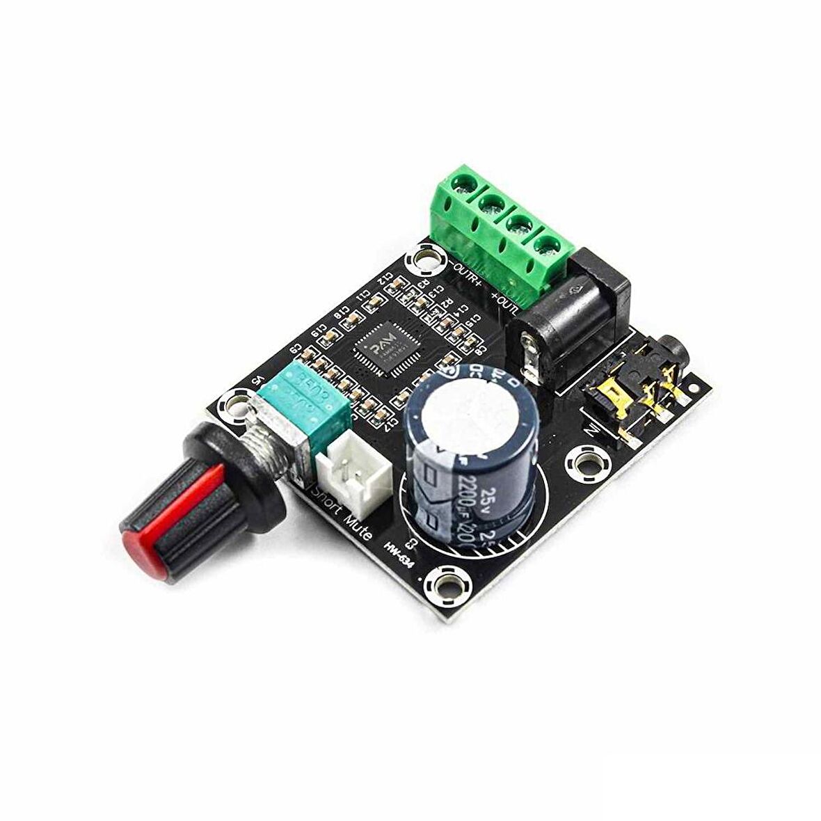 PAM8610 XH-M12012V 2x15W Mini Çift Kanallı Dijital Amplifikatör Kartı