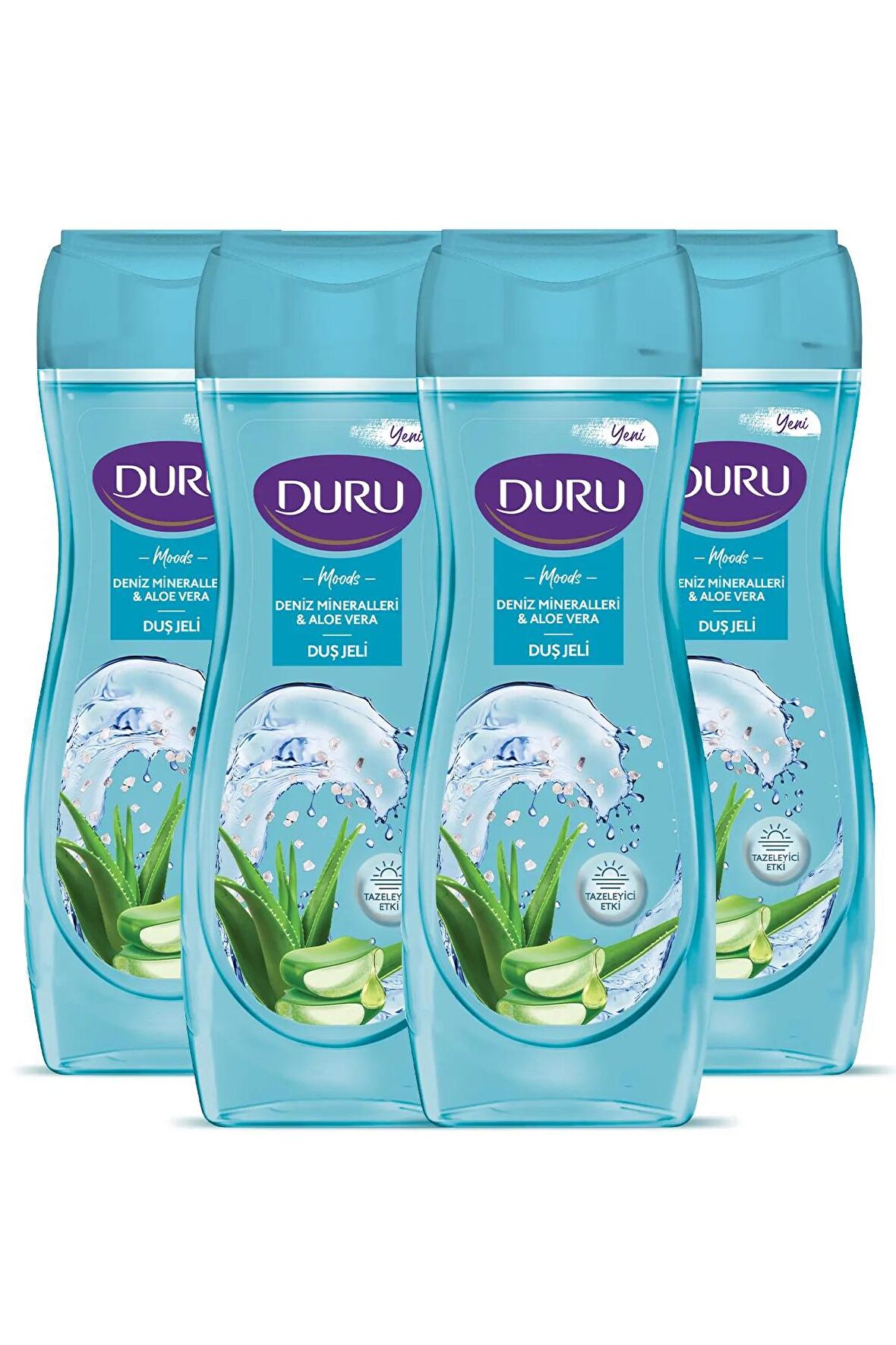 Moods Deniz Mineralleri & Aloe Vera Duş Jeli 4x450ml