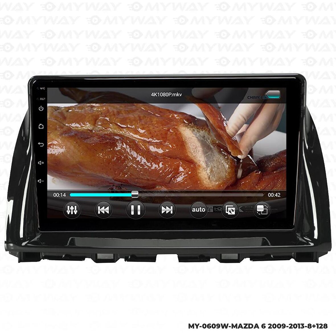 Araç Multimedya Mazda 6 Android 12 Carplay 4Gb Ram + 64Gb Hdd 2009-2013 Navigasyon Ekran MYW