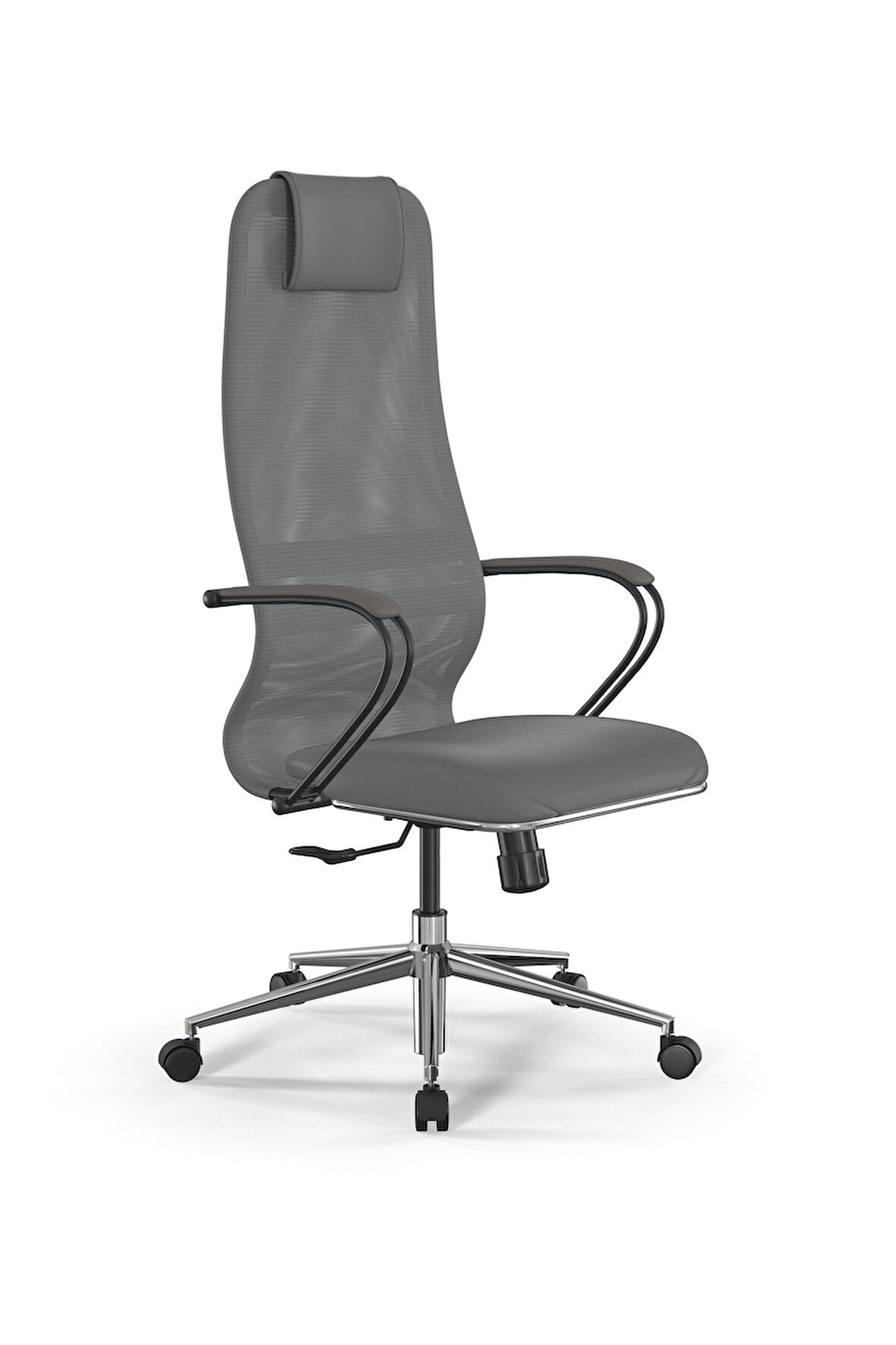 Metta Ergolife SynchroSit 8 Ergonomik Fileli ve Deri Ofis Koltuğu - 1B9.55.1.403  Gri