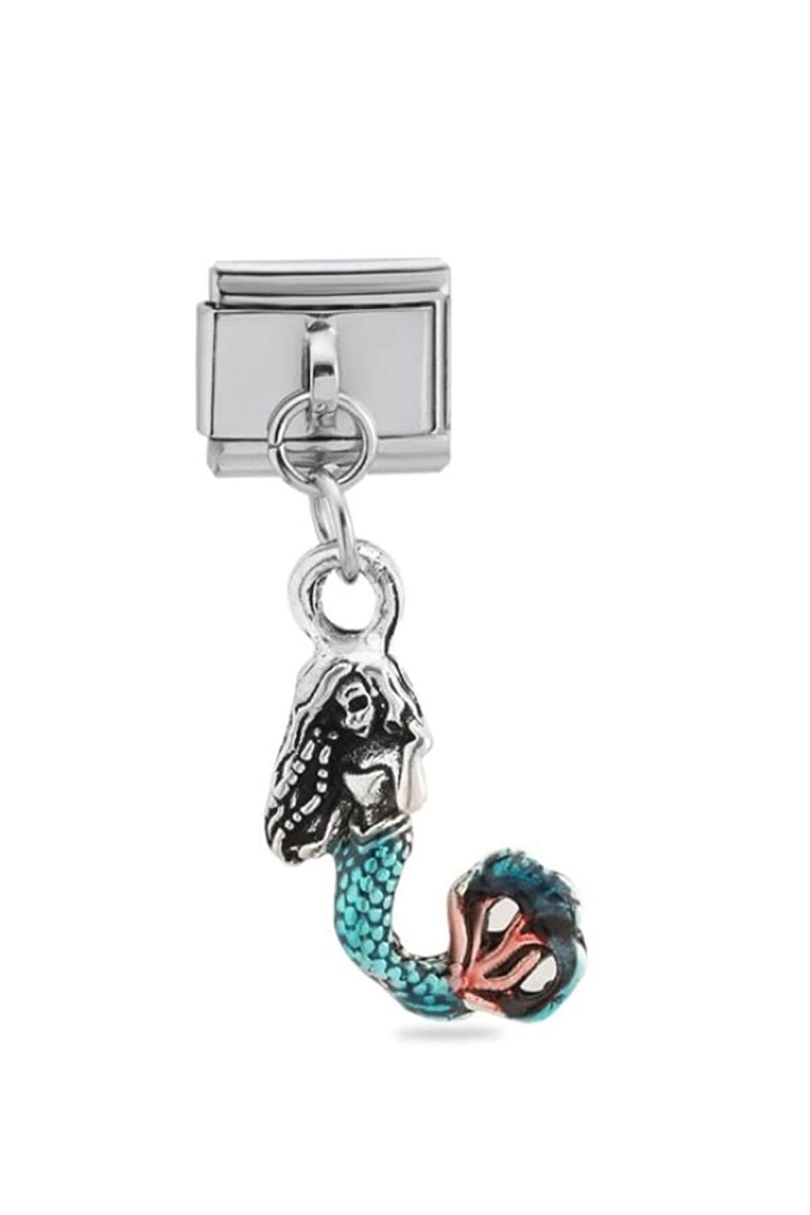 Deniz Kızı 9 Mm Paslanmaz Çelik Italyan Bileklik Charmı