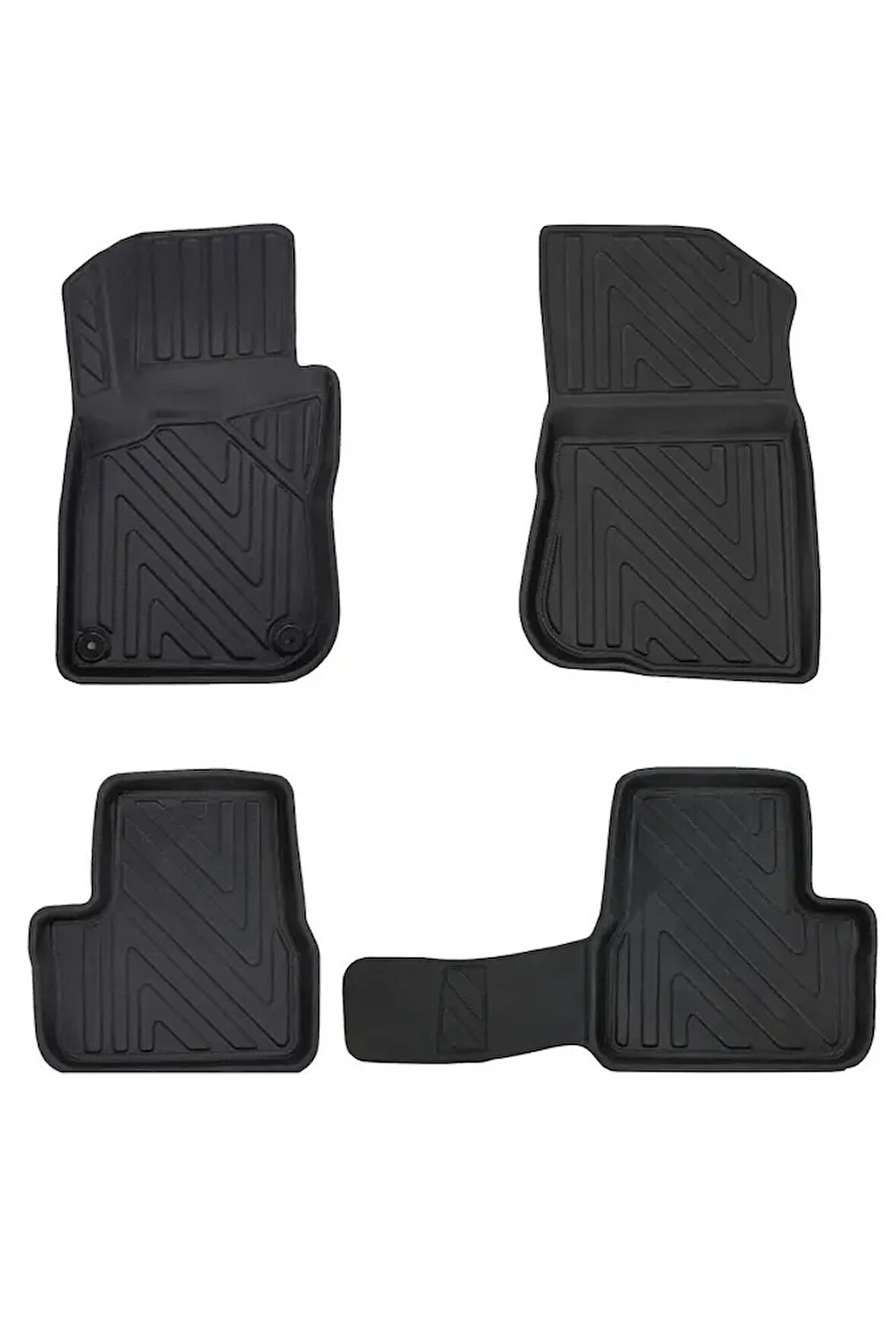 Peugeot 2008 2013-2019 ile Uyumlu Carbon Desenli Ultra Premium Havuzlu Oto Paspas