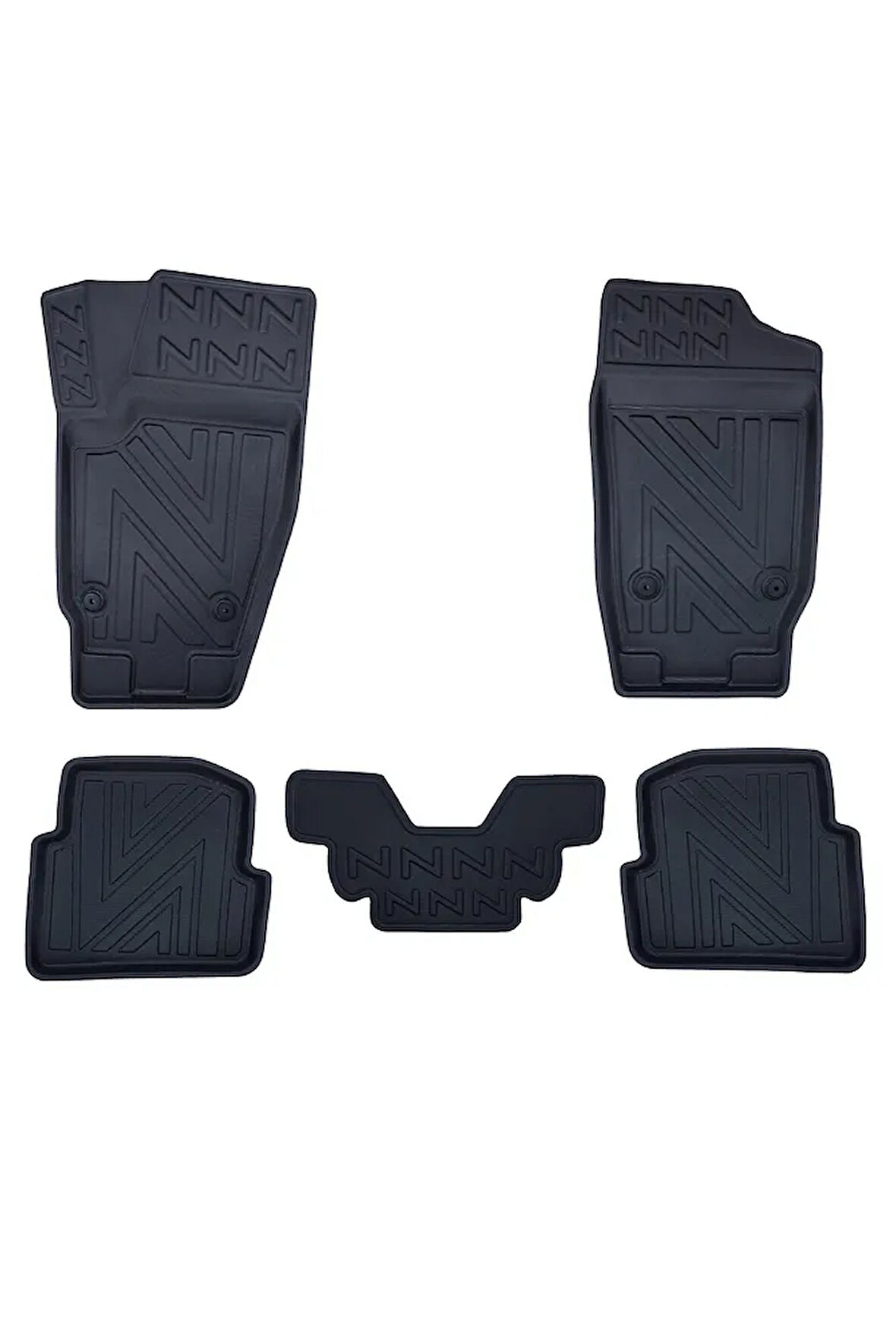Skoda Fabia 1997-2007 Sedan ile Uyumlu Carbon Desenli Ultra Premium Havuzlu Oto Paspas