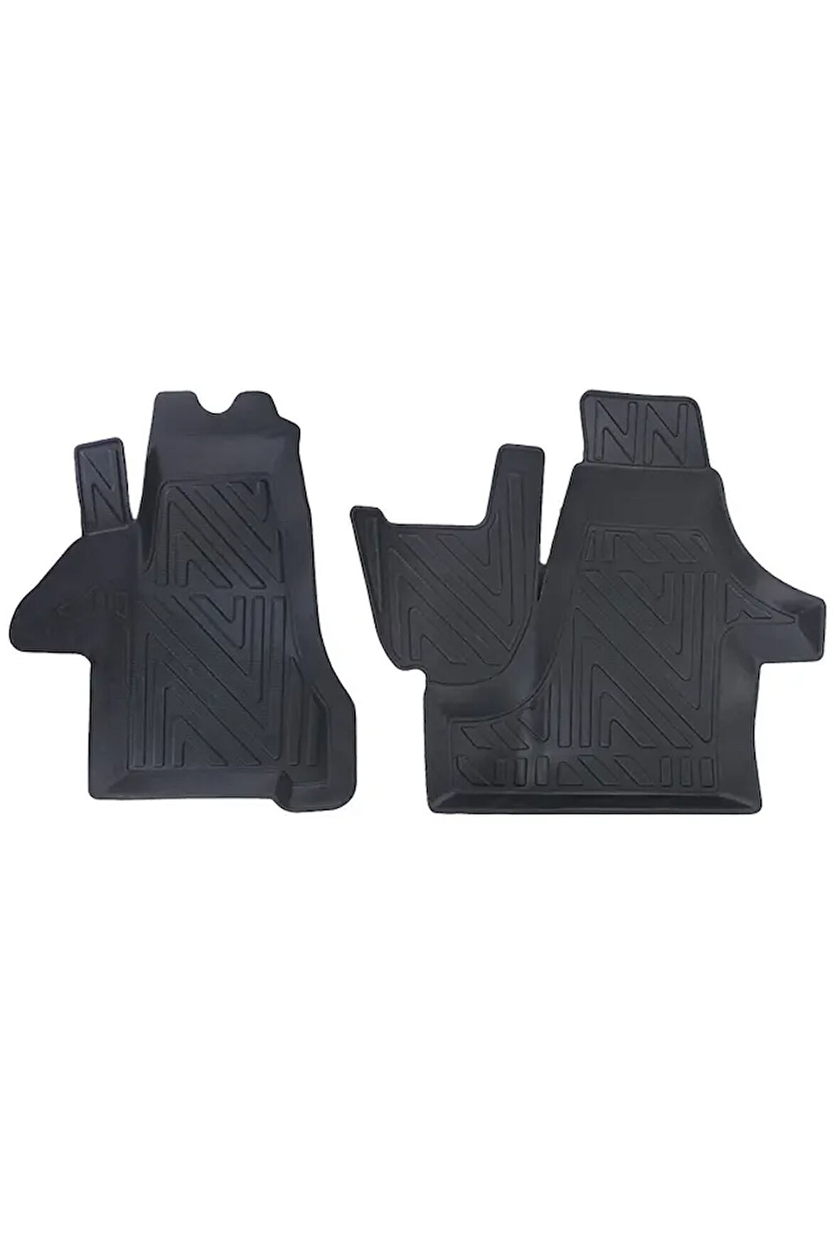 Volkswagen Trasnporter T7 ile Uyumlu Carbon Desenli Ultra Premium Havuzlu Oto Paspas
