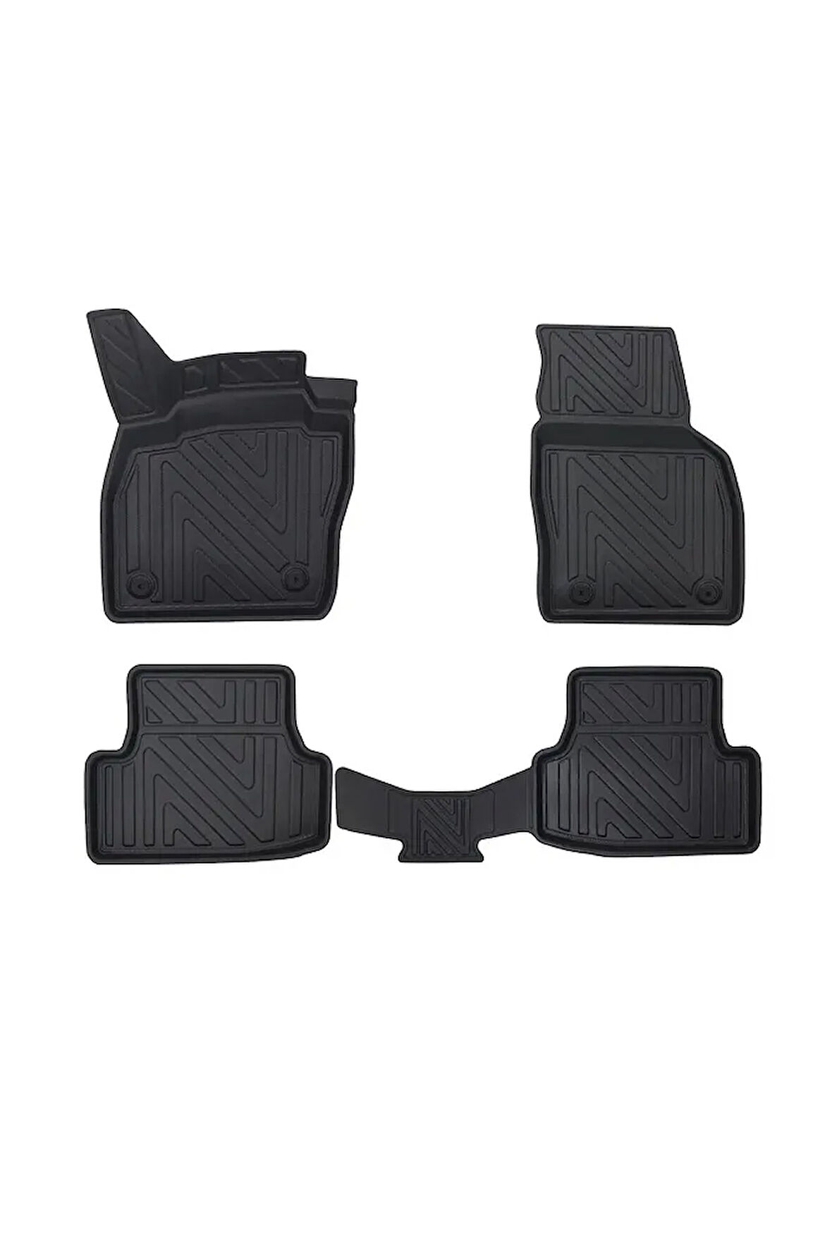 Volkswagen Taigo 2020 Ve Sonrasi ile Uyumlu Carbon Desenli Ultra Premium Havuzlu Oto Paspas