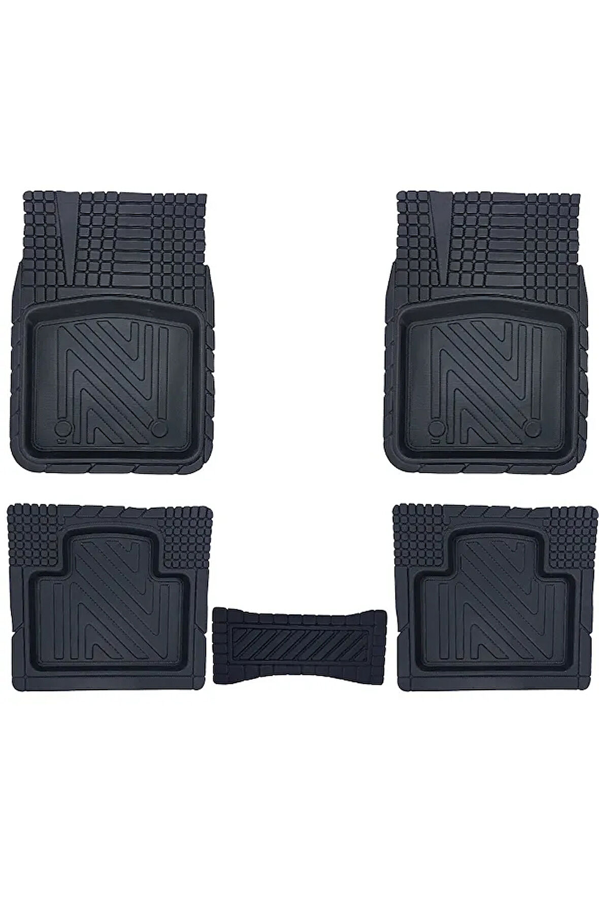 Her Araca Uyumlu V2 ile Uyumlu Carbon Desenli Ultra Premium Havuzlu Oto Paspas