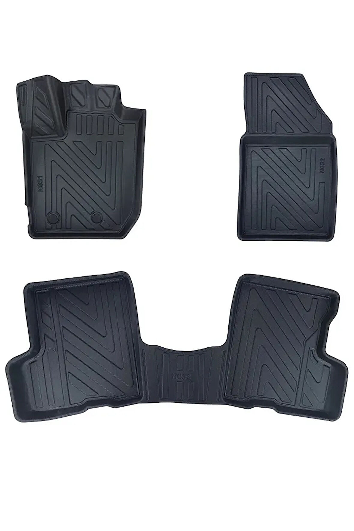 Dacia Duster 4X4 2023 Ve Sonrasi ile Uyumlu Carbon Desenli Ultra Premium Havuzlu Oto Paspas
