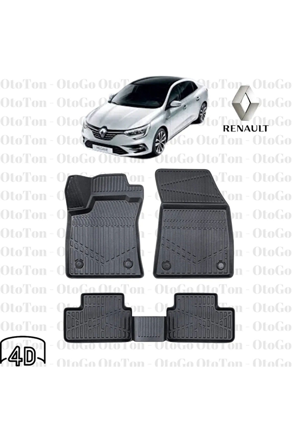  RENAULT MEGANE 4 2016 4D Havuzlu Paspas 