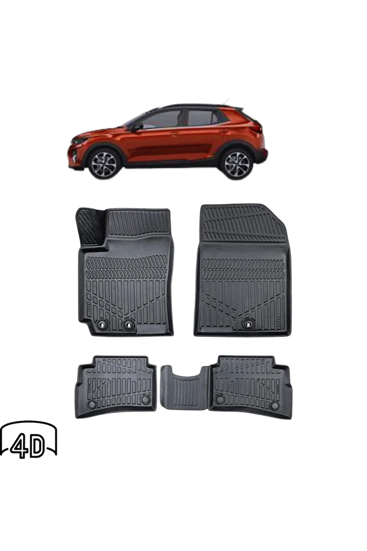  KİA STONIC 2017  4D Havuzlu Paspas 