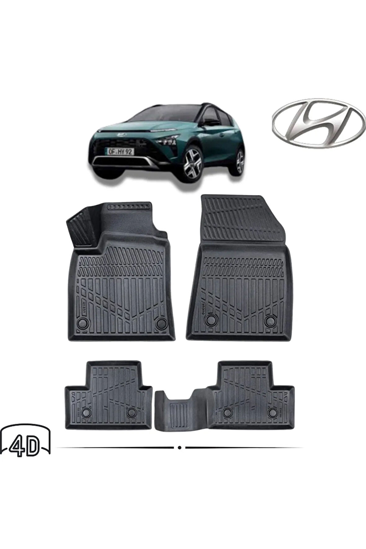  HYUNDAİ BAYON 2024 4D Havuzlu Paspas 