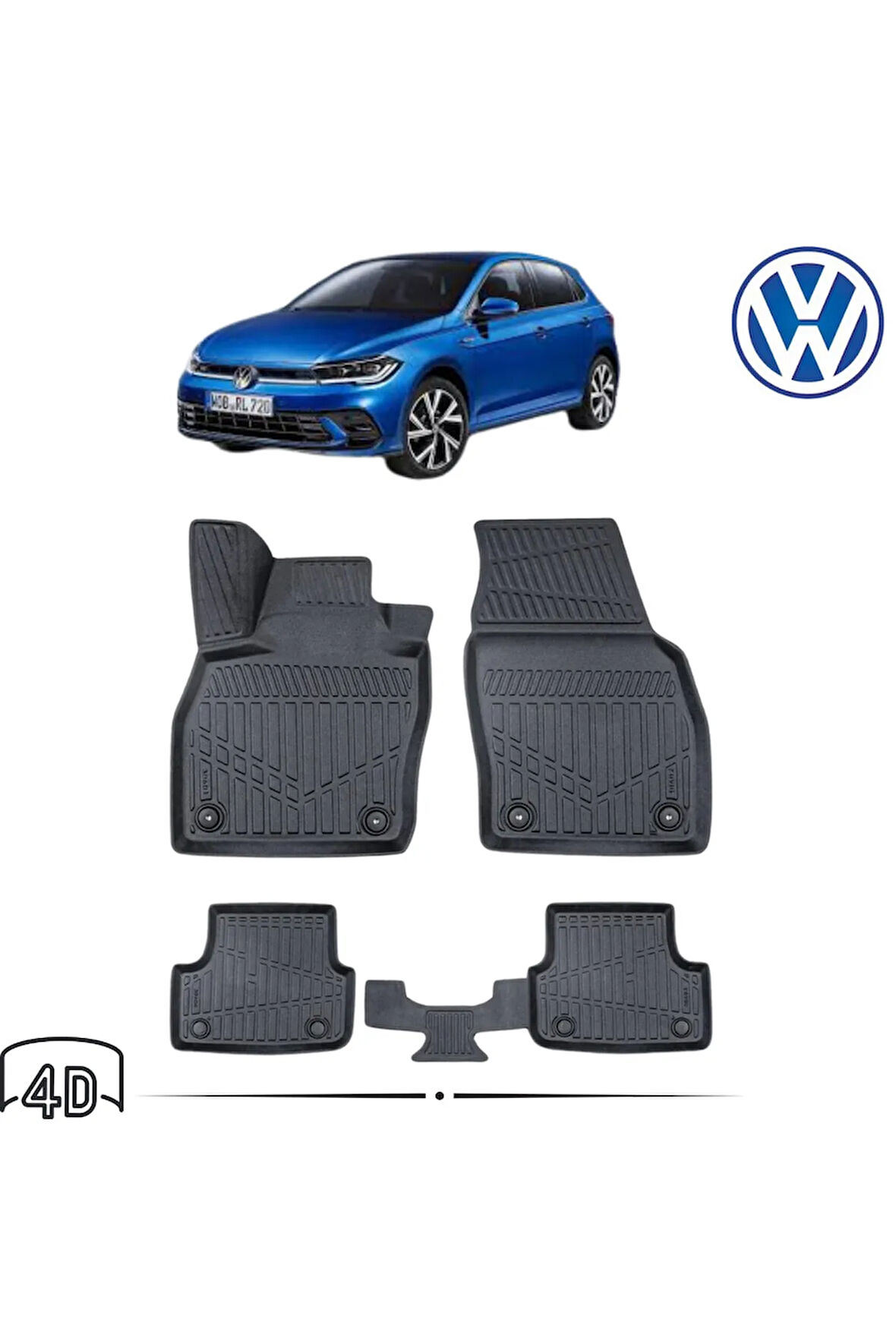  VOLKSWAGEN POLO 2017   4D Havuzlu Paspas 