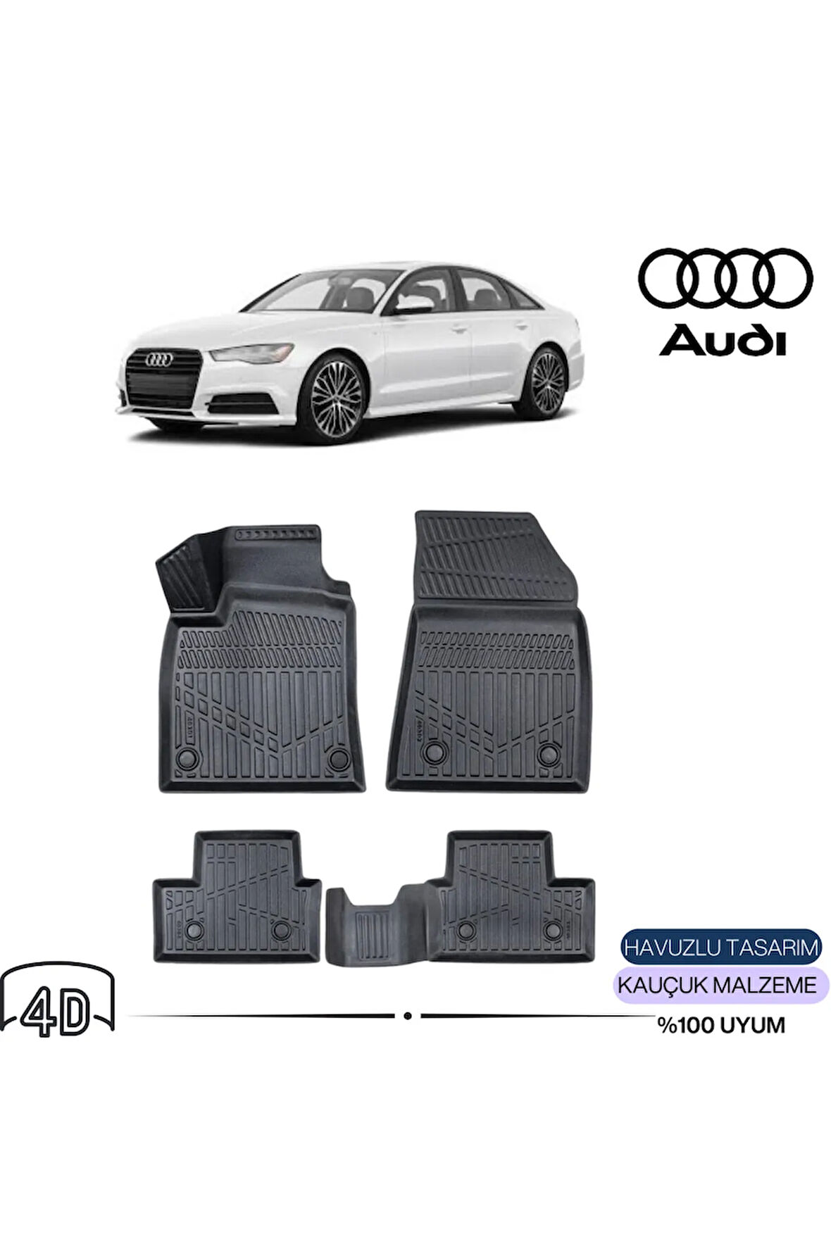  AUDİ A6 2020 4D Havuzlu Paspas 