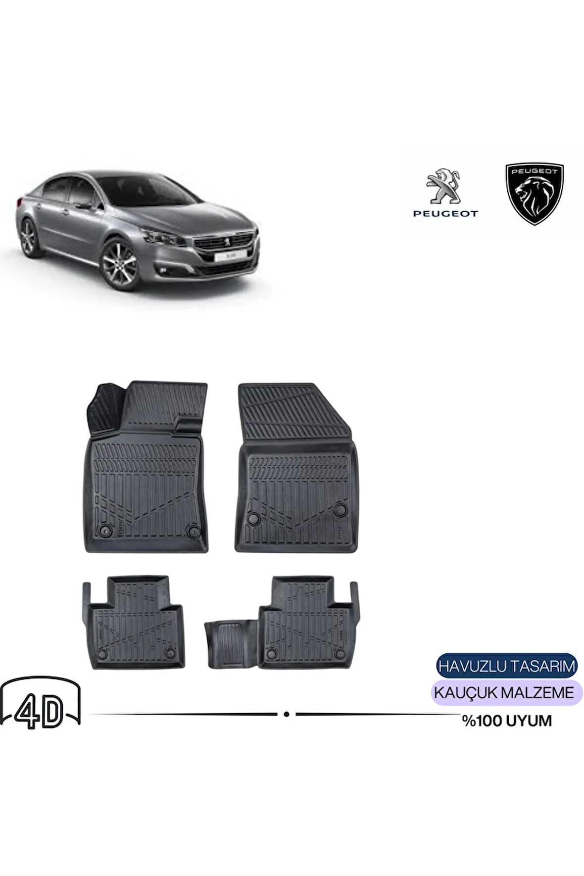  PEUGEOT 508 2022 4D Havuzlu Paspas 