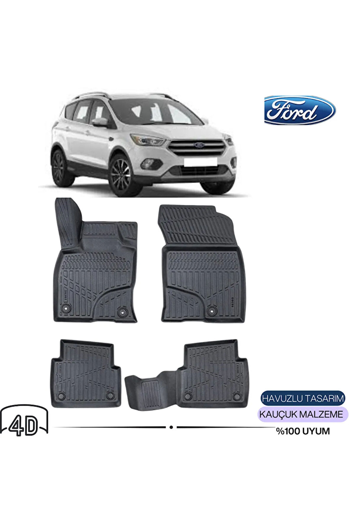  FORD KUGA 2020 4D Havuzlu Paspas 